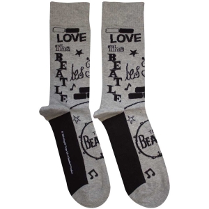 Beatles - Cavern Uni Grey Socks i gruppen MERCHANDISE /  /  hos Bengans Skivbutik AB (5583654)