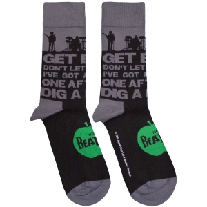 Beatles - Rooftop Silhouettes & Apple Uni Bl Socks i gruppen MERCHANDISE /  /  hos Bengans Skivbutik AB (5583664)