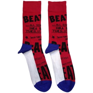 Beatles - Usa Uni Red Socks i gruppen MERCHANDISE / / hos Bengans Skivbutik AB (5583665)