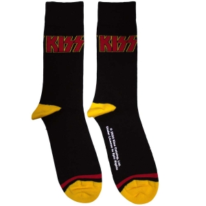 Kiss - Red Logo Single Stripe Uni Bl Socks i gruppen MERCHANDISE /  /  hos Bengans Skivbutik AB (5583678)