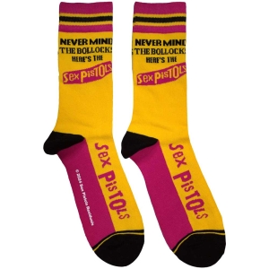 Sex Pistols - Nmtb Stripes Uni Yell Socks i gruppen MERCHANDISE /  /  hos Bengans Skivbutik AB (5583691)