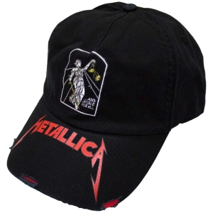 Metallica - And Justice For All Tombstone Bl Baseball Cap i gruppen MERCHANDISE / Merch / Hårdrock hos Bengans Skivbutik AB (5583709)