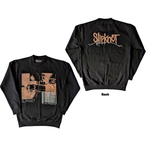 Slipknot - Tesf Faces & Barcode Uni Bl Sweatshirt i gruppen MERCHANDISE / Sweatshirt / Hårdrock hos Bengans Skivbutik AB (5583730r)
