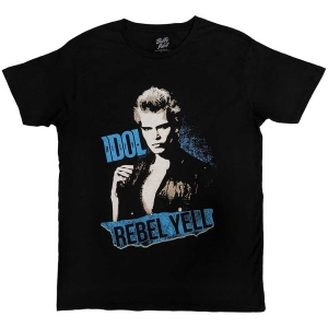 Billy Idol - Rebel Yell Blue Uni Bl T-Shirt  (XL) i gruppen MERCHANDISE / T-shirt / Pop-Rock hos Bengans Skivbutik AB (5583795)