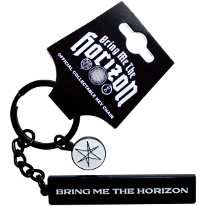 Bring Me The Horizon - Text Logo 6-Point Star Charm Keychain i gruppen MERCHANDISE / Nyckelring / Hårdrock hos Bengans Skivbutik AB (5583890)