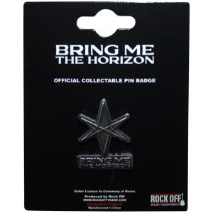 Bring Me The Horizon - 6-Point Star Pin Badge i gruppen MERCHANDISE / Pin-Button Badge / Hårdrock hos Bengans Skivbutik AB (5583891)