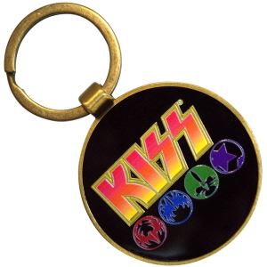Kiss - Army/Logo & Icons Double-Sided Keychain i gruppen MERCHANDISE / Nyckelring / Hårdrock hos Bengans Skivbutik AB (5583913)