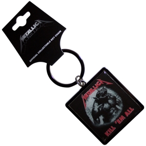 Metallica - Kill Em All / Jump In The Fire Keychain i gruppen MERCHANDISE / Nyckelring / Hårdrock hos Bengans Skivbutik AB (5583915)