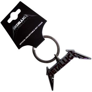 Metallica - Deep Red Logo Keychain i gruppen MERCHANDISE / Nyckelring / Hårdrock hos Bengans Skivbutik AB (5583924)