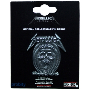 Metallica - In Vertigo Pin Badge i gruppen MERCHANDISE / Pin-Button Badge / Hårdrock hos Bengans Skivbutik AB (5583932)