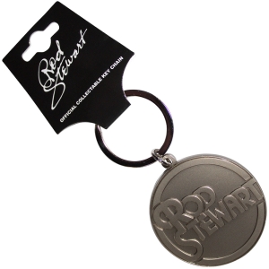 Rod Stewart - Stacked Logo Emblem Keychain i gruppen MERCHANDISE / Nyckelring / Pop-Rock hos Bengans Skivbutik AB (5583943)