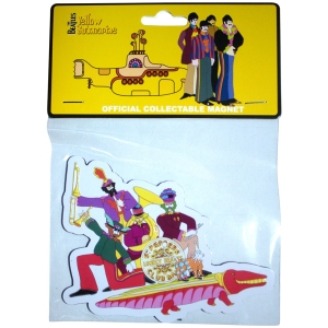 Beatles - Yellow Submarine Band On Croc Embossed Magnet i gruppen MERCHANDISE / Magnet / Pop-Rock hos Bengans Skivbutik AB (5583967)