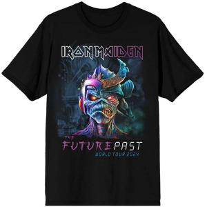 Iron Maiden - The Future Past World Tour 24 Uni Bl T-Shirt i gruppen MERCHANDISE / T-shirt / Hårdrock hos Bengans Skivbutik AB (5583983r)