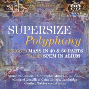 Adrian France Aimee Presswood Reb - Supersize Polyphony – Striggio: Mas i gruppen CD / Nyheter hos Bengans Skivbutik AB (5584024)