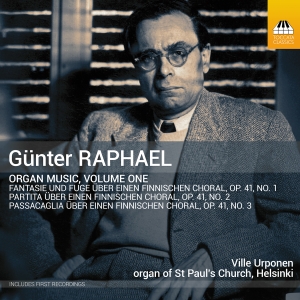 Günter Raphael - Organ Music, Vol. 1 i gruppen CD / Nyheter hos Bengans Skivbutik AB (5584285)