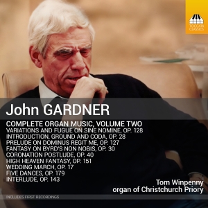 John Gardner - Complete Organ Music, Vol. 2 i gruppen CD / Nyheter hos Bengans Skivbutik AB (5584286)