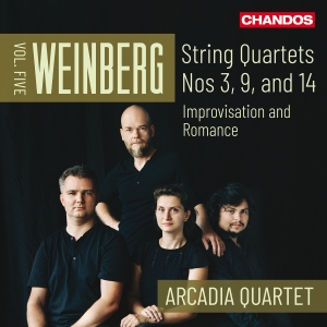 Mieczyslaw Weinberg - String Quartets, Vol. 5 i gruppen CD / Klassiskt hos Bengans Skivbutik AB (5584304)