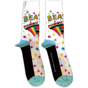 Beatles - Beatles Magical Mystery Tour Uni Wht Socks (Size 40-44) i gruppen MERCHANDISE /  /  hos Bengans Skivbutik AB (5586272)