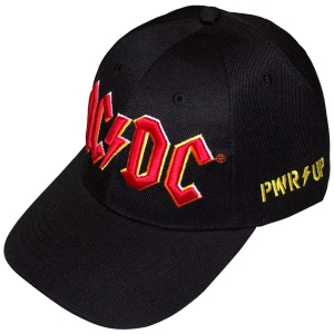 Ac/Dc - Pwr Up & Logo Bl Baseball Cap i gruppen MERCHANDISE / Keps / Hårdrock hos Bengans Skivbutik AB (5586316)
