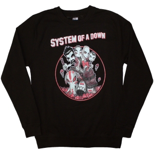 System Of A Down - Mushroom People Uni Bl Sweatshirt i gruppen MERCHANDISE / Sweatshirt / Hårdrock hos Bengans Skivbutik AB (5586338r)