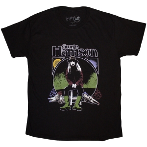 George Harrison - Sun & Moon Uni Bl T-Shirt i gruppen MERCHANDISE / T-shirt / Pop-Rock hos Bengans Skivbutik AB (5586395r)