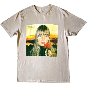 Joni Mitchell - Clouds Uni Sand T-Shirt (XL) i gruppen MERCHANDISE / T-shirt / Pop-Rock hos Bengans Skivbutik AB (5586655)