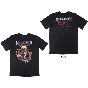 Megadeth - Black Friday Stone Wash Uni Char T-Shirt i gruppen MERCHANDISE / T-shirt / Hårdrock hos Bengans Skivbutik AB (5586774r)