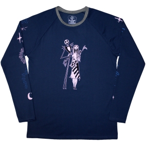 The Nightmare Before Christmas - Celestrial Uni Navy Longsleeve i gruppen MERCHANDISE / T-shirt / Film-Musikal hos Bengans Skivbutik AB (5586793r)