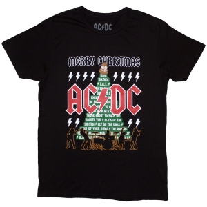 Ac/Dc - Merry Christmas Uni Bl T-Shirt  (L) i gruppen ÖVRIGT / -Start Tshirt hos Bengans Skivbutik AB (5586887)