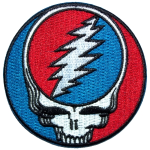 Grateful Dead - Steal Your Face Classic Woven Patch i gruppen MERCHANDISE / Tygmärke / Pop-Rock hos Bengans Skivbutik AB (5587233)