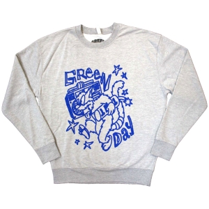 Green Day - Cat Blaster Uni Grey Sweatshirt i gruppen MERCHANDISE / Sweatshirt / Punk hos Bengans Skivbutik AB (5587270r)