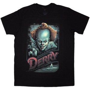 It - Pennywise Derry Uni Bl T-Shirt i gruppen MERCHANDISE / T-shirt / Film-Musikal hos Bengans Skivbutik AB (5587278r)