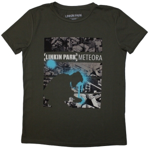 Linkin Park - Meteora Drip Collage Lady Green T-Shirt i gruppen MERCHANDISE / T-shirt / Hårdrock hos Bengans Skivbutik AB (5587282r)