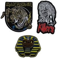 Iron Maiden - Patch 3 Set (Killers, Powerslave, N i gruppen MERCHANDISE / Tygmärke / Hårdrock hos Bengans Skivbutik AB (5588096)