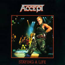 Accept - Split Seams/Vikt Hörn Staying A Life -Hq- i gruppen VINYL / Hårdrock hos Bengans Skivbutik AB (5588481)