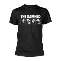 Damned The - T/S Headshots (M) i gruppen MERCHANDISE / T-shirt / Pop-Rock hos Bengans Skivbutik AB (5588783)