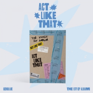 Genblue - Act Like That i gruppen CD / K-Pop hos Bengans Skivbutik AB (5589190)