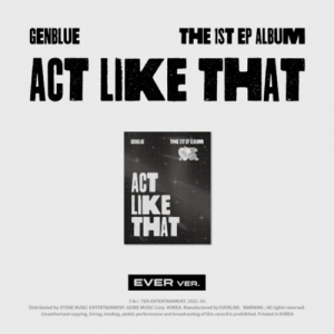 Genblue - Act Like That (Ever Music Ver.) i gruppen MERCHANDISE / Merch+Code / K-Pop hos Bengans Skivbutik AB (5589191)