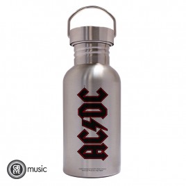 Ac/Dc  - Canteen Steel Bottle - Logo i gruppen MERCHANDISE / Merch / Hårdrock hos Bengans Skivbutik AB (5589199)