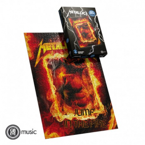Metallica - Jigsaw Puzzle 1000 Pieces - Fire Demon i gruppen MERCHANDISE / Pussel / Hårdrock hos Bengans Skivbutik AB (5589203)
