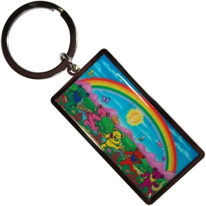 Grateful Dead - Rainbow Keychain i gruppen MERCHANDISE / Nyckelring / Pop-Rock hos Bengans Skivbutik AB (5589238)