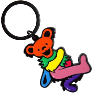 Grateful Dead - Pink Body Dancing Bear Keychain i gruppen MERCHANDISE / Nyckelring / Pop-Rock hos Bengans Skivbutik AB (5589248)