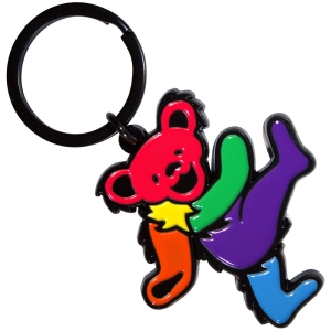 Grateful Dead - Purple Body Dancing Bear Keychain i gruppen MERCHANDISE / Nyckelring / Pop-Rock hos Bengans Skivbutik AB (5589249)