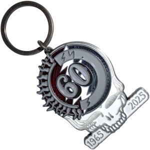 Grateful Dead - 60Th Anniversary Skull Keychain i gruppen MERCHANDISE / Nyckelring / Pop-Rock hos Bengans Skivbutik AB (5589251)