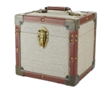 Vinyl Storage - 7 Inch 50 Record Carry Case - Grey Fabric i gruppen ÖVRIGT / Vinyltillbehör hos Bengans Skivbutik AB (5589558)