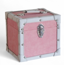 Vinyl Storage - 7 Inch 50 Record Storage Carry Case - Pink Fabric i gruppen ÖVRIGT / Vinyltillbehör hos Bengans Skivbutik AB (5589559)