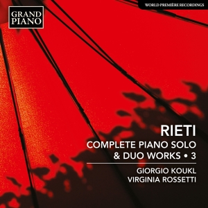 Vittorio Rieti - Complete Piano Solo & Duo Works, Vo i gruppen CD / Nyheter hos Bengans Skivbutik AB (5589857)