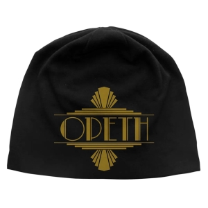 Opeth - Art Deco Logo Jd Print Beanie Hat i gruppen MERCHANDISE / Merch / Hårdrock hos Bengans Skivbutik AB (5590302)
