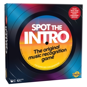 Board Game - Spot The Intro - Music Recognition Game i gruppen MERCHANDISE / Sällskapsspel / Pop-Rock hos Bengans Skivbutik AB (5590410)