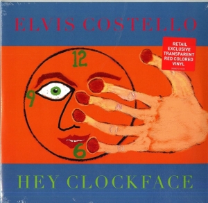 Elvis Costello - Hey Clockface (Transparent Red Vinyl) i gruppen VINYL / Pop-Rock hos Bengans Skivbutik AB (5590414)